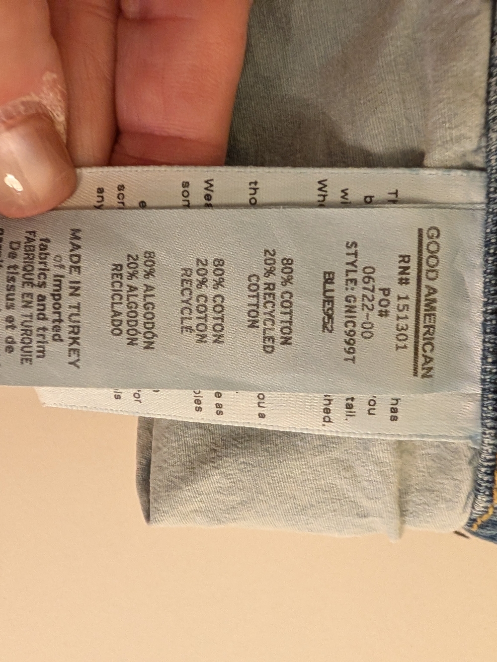 Good American Good '90s Icon Straight Leg Jeans Size 10 / 30 - Picture 4 of 8